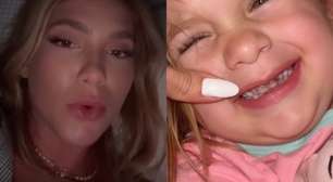 Maria Flor! Filha de Virginia sofre acidente doméstico e assusta