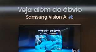 Samsung lança smart TVs QLED 4K Q7F, QEF1 e Q8F com IA, função de gestos e Karaokê