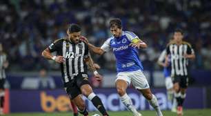 Hulk pistola com Kaio Jorge após empate do Atlético com o Cruzeiro