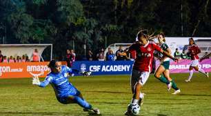 Internacional e Palmeiras empatam em confronto eletrizante pelo Brasileirão Feminino A1