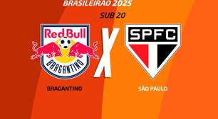 RB Bragantino x São Paulo (Sub-20): onde assistir, escalações e arbitragem