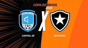 Capital (DF) x Botafogo: onde assistir, escalações e arbitragem