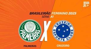 Palmeiras x Cruzeiro (Feminino): onde assistir, escalações e arbitragem
