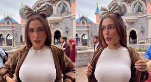 Ex-fazenda leva bronca por usar cropped na Disney
