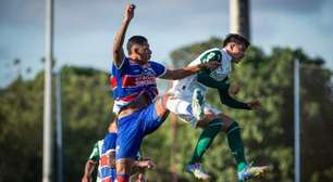 Fortaleza e Palmeiras empatam pelo Brasileiro Sub-20