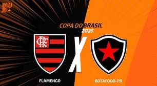 Flamengo x Botafogo-PB, AO VIVO, com a Voz do Esporte, às 20h