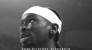 Após ganhar MVP, Shai Gilgeous-Alexander presenteia elenco do Thunder