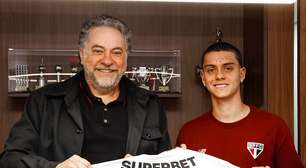 São Paulo anuncia renovação de contrato do atacante Lucca
