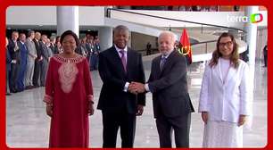 Lula recebe presidente de Angola no Palácio do Planalto