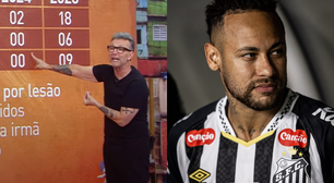 Neto dispara contra fala de Neymar após queda do Santos na Copa do Brasil: 'Traíra'