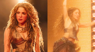 Shakira leva tombo durante show no Canadá e brinca: 'Pareço um anjinho voando'; veja vídeo