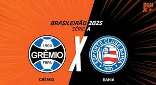 Grêmio x Bahia: onde assistir, escalações e arbitragem