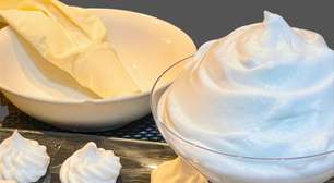 Chantilly sem creme de leite: leve, firme e zero açúcar