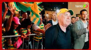 Carlo Ancelotti é recebido com festa no Rio de Janeiro