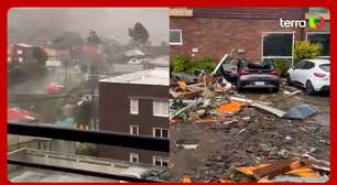 Tornado incomum danifica casas e deixa ao menos oito feridos no Chile