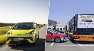 China vendeu tantos carros elétricos que seus carregadores nas rodovias estavam prestes a entrar em colapso, então criou tomadas sobre rodas