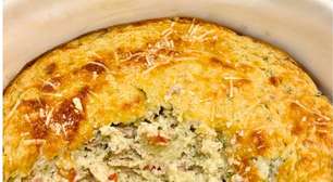 Torta de liquidificador de couve-flor, sem trigo: prática