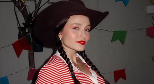 Larissa Manoela e Ticiane Pinheiro vestem looks de Festa Junina