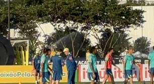 Ancelotti comanda primeiro treino pela Seleção Brasileira; técnico conversa com trio