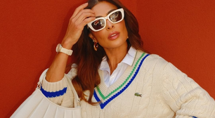 Juliana Paes usa tenniscore com saia de R$ 1.249 em Roland Garros