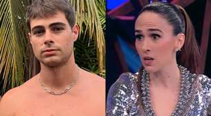 Rafael Vitti surfa, 'volume' gigante surpreende e Tatá Werneck ironiza: 'Garrafa pet'