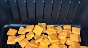 Salgadinho de crepioca 3 ingredientes: crocante, na Airfryer