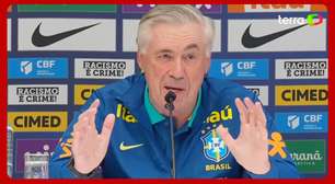 Ancelotti arranca risos em coletiva ao dizer que até agora sua vida no Brasil 'está perfeita, vamos ver amanhã'