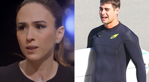 Tatá Werneck brinca sobre volume na roupa de Rafael Vitti: 'Guardou a garrafa na cueca'
