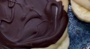 Doce gostoso com pasta de amendoim