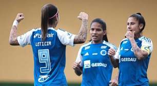 Sob olhares de Gabigol, Cruzeiro goleia o 3B da Amazônia no Brasileirão feminino