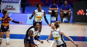 Números do clássico do vôlei entre Brasil x Itália no Rio