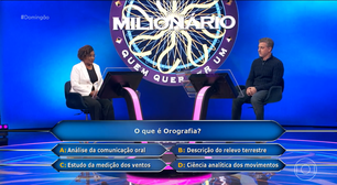 Participante do 'Quem Quer Ser um Milionário?' abre mão de R$ 500 mil. Você saberia a resposta?