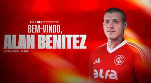 Internacional anuncia pré-contrato com o lateral-direito Alan Benítez