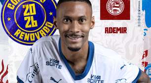 Bahia anuncia renovação de contrato de Ademir