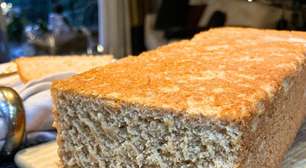 Pão de inhame sem glúten e lactose fofinho no liquidificador