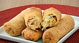Panqueca empanada de frango: almoço para a família toda