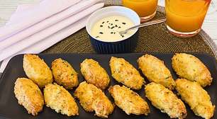 Bolinhos de arroz sem trigo na Airfryer: crocantes sem culpa