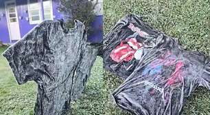 Camisetas ficam congeladas em dia mais frio do ano em cidade de SC; veja vídeo