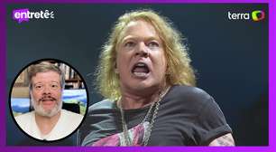 Voz de Axl Rose tá igual do Mickey Mouse, reclamam fãs do Guns