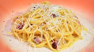 Espaguete a carbonara: veja como fazer o prato tradicional italiano