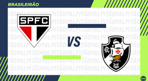 São Paulo x Vasco: onde assistir, horário, local, arbitragem, prováveis escalações