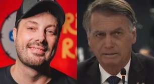 Danilo Gentili reage ao depoimento de Jair Bolsonaro e detona: 'Verme covarde'