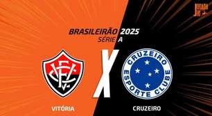 Vitória x Cruzeiro, AO VIVO, com a Voz do Esporte, às 17h30