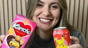 Provando produtos coreanos