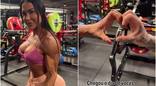 Gracyanne Barbosa surpreende e apresenta seu 'grande amor'