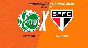 Juventude x São Paulo, pelo Brasileirão Feminino: onde assistir, escalações e arbitragem