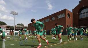 Palmeiras trabalha estratégias ofensivas em treino nos EUA. Veja provável escalação