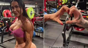 Gracyanne Barbosa se declara ao seu 'grande amor'