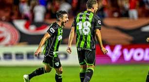 Willian Bigode faz dois, e América-MG vence Vila Nova em Goiânia, pela Série B