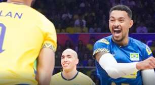 Brasil começa mal, mas reage diante da Ucrânia e volta a vencer na Liga das Nações de vôlei
